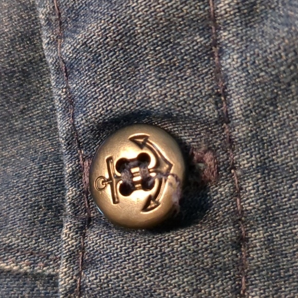 Vintage 1970 Seafarer U.S. Naval Navy Wide Leg Trouser Jean size ~6-8 Sailor - Picture 9 of 11